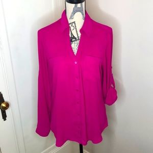 Express Portfolio Shirt Hot Pink